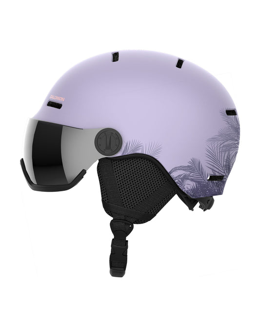 Salomon Orka Visor Junior Ski Helmet - Evening Haze