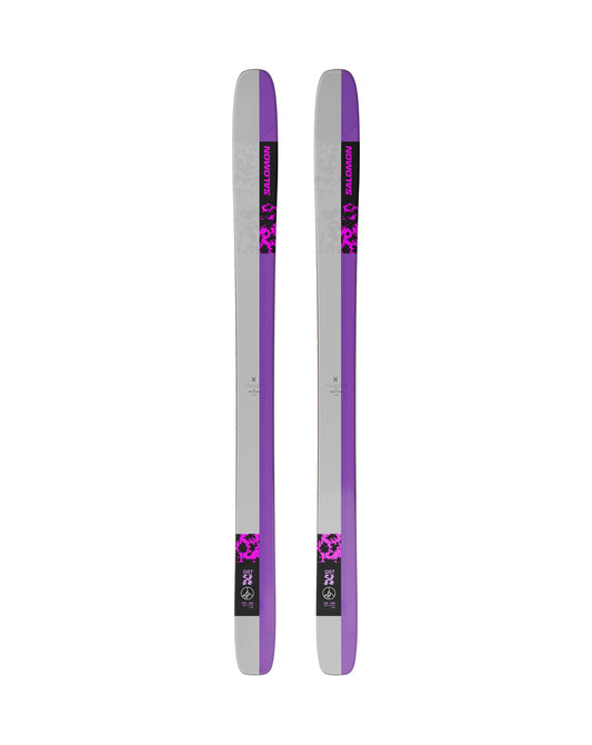 Salomon QST X Skis - Black/Shocking Pink