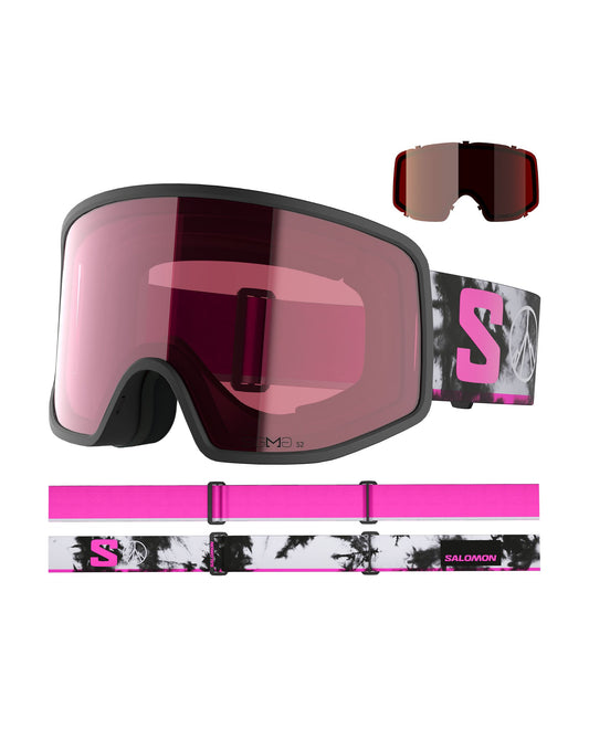 Salomon Sentry Pro Sigma Ski Goggles - Black ECHO/Silver Pink/Gun Metal