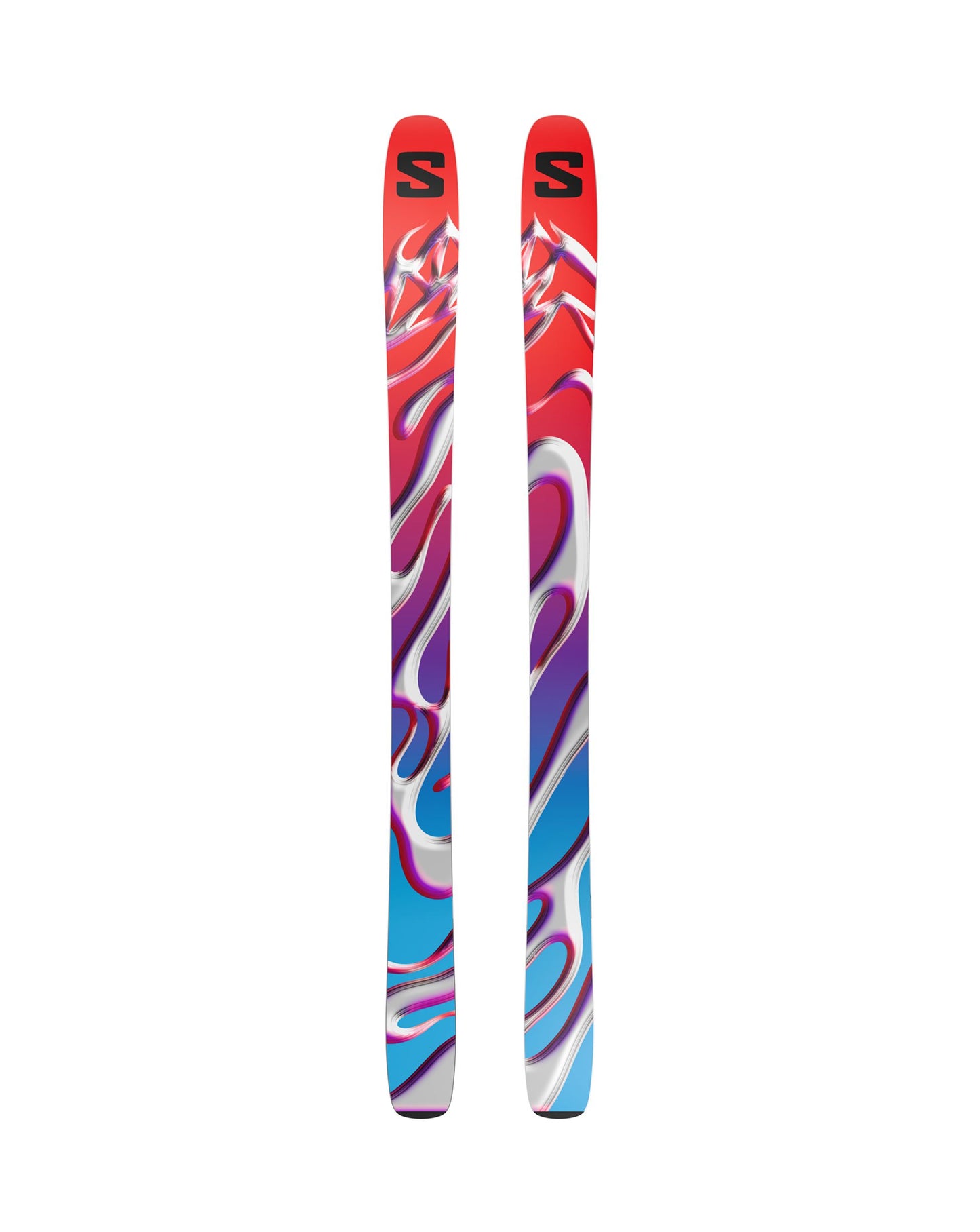 Salomon S/Lab QST Blank Ski - White/Red