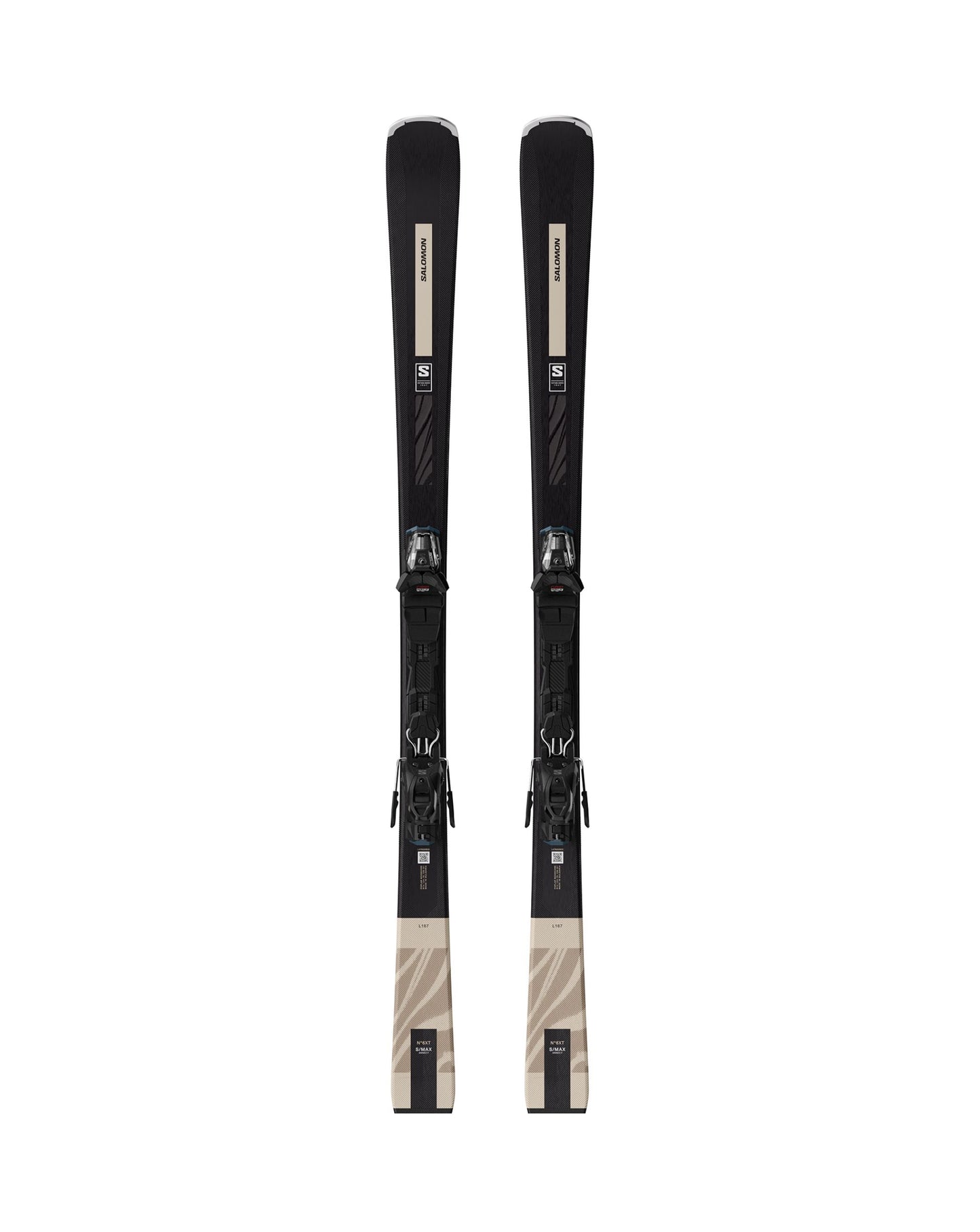 Salomon S/Max N°6 XT + M10 GW Women's Skis - Black/Ivory