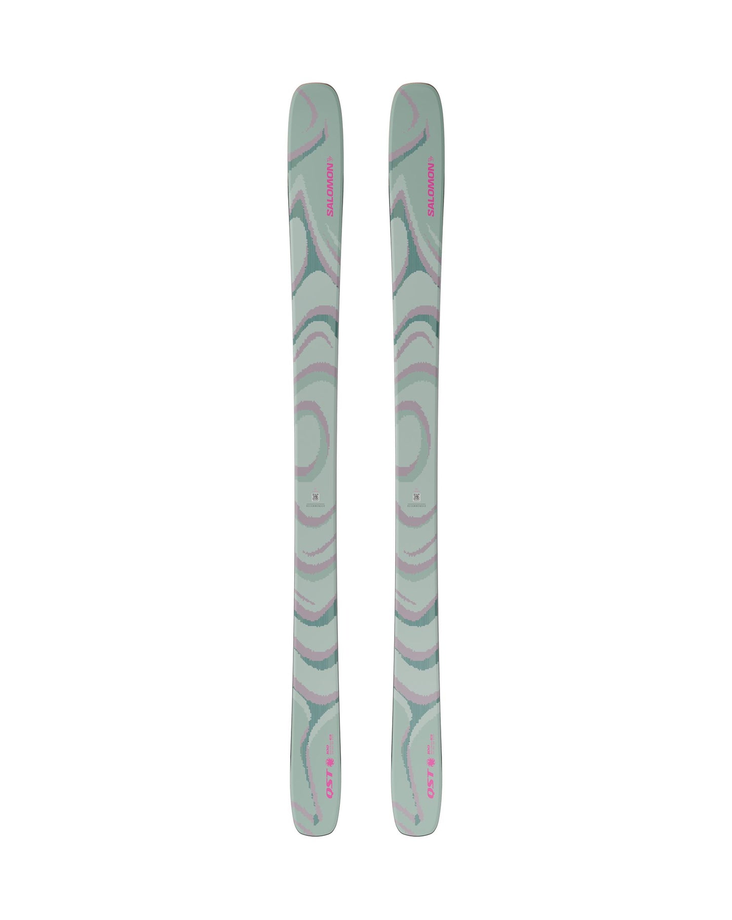 Salomon QST 100 Skis - Iceberg Green