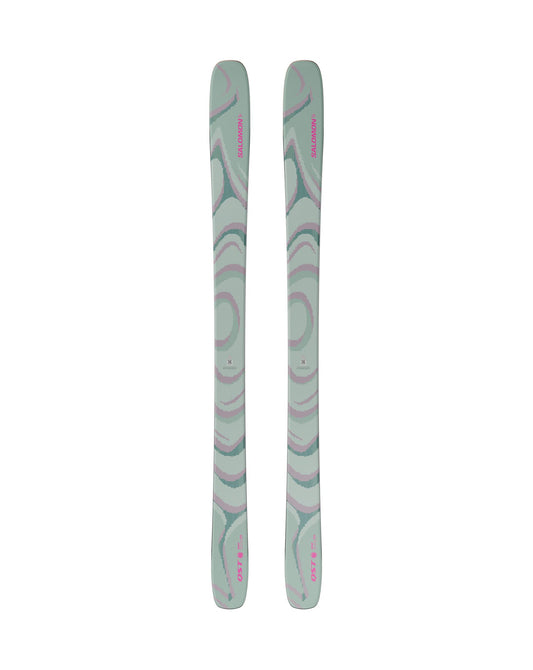Salomon QST 100 Skis - Iceberg Green