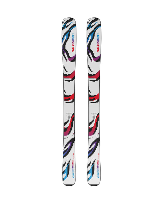Salomon QST Blank Team Junior Skis - White/Red