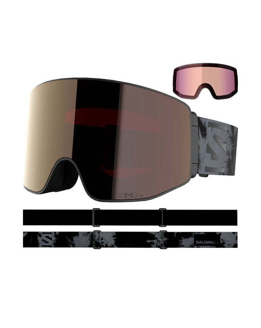 Salomon Sentry Prime Sigma Ski Goggles - Black /Gun Metal /Light Blue