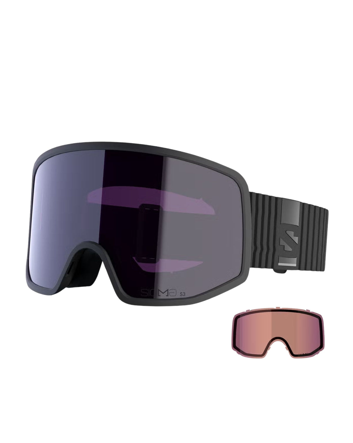 Salomon Sentry Pro S Sigma Ski Goggles -Black/Sky Blue