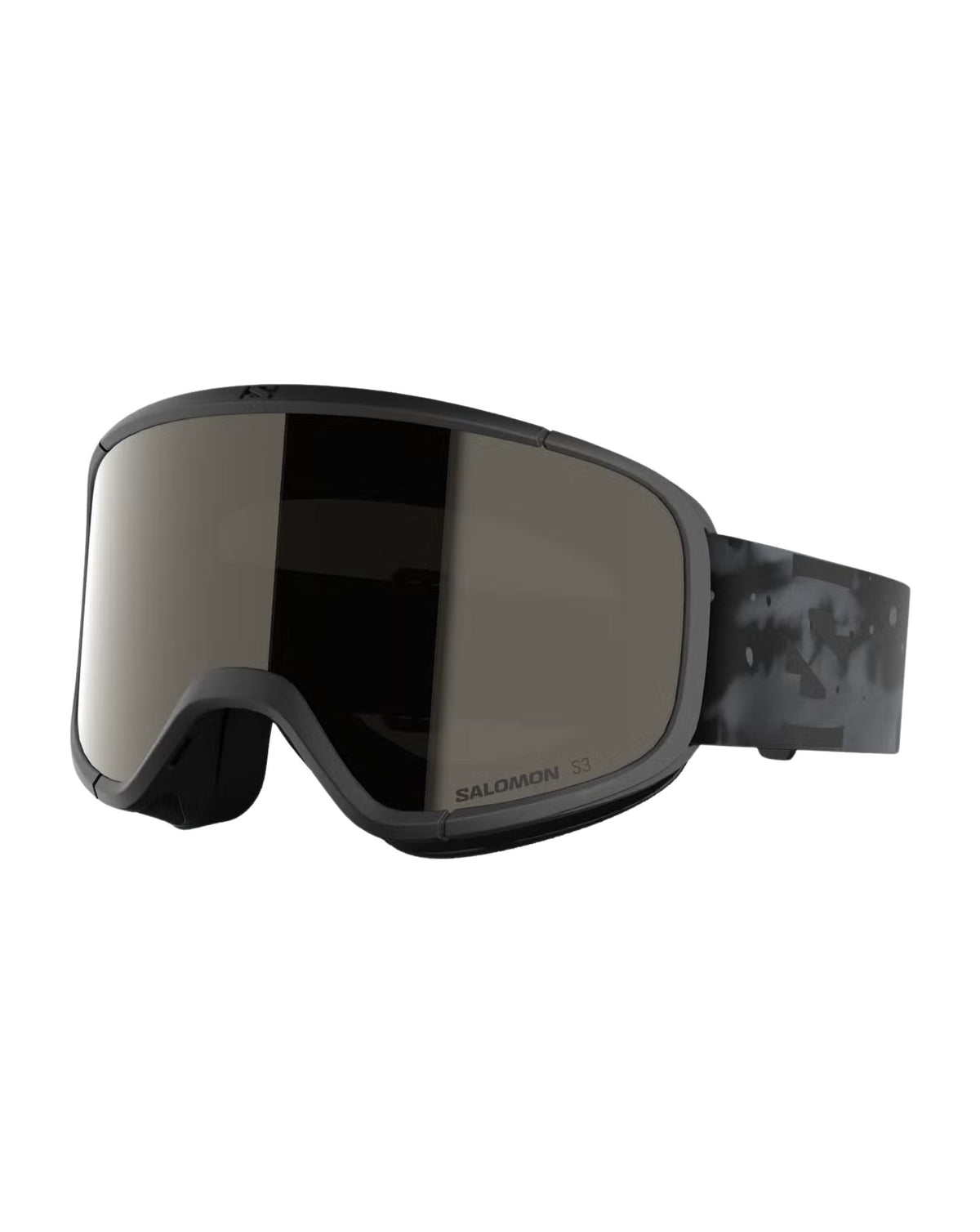 Salomon Lumi ML Junior Ski Goggles - Black Tie Dye/Black