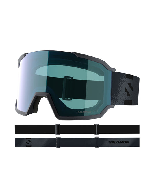 Salomon S/View 3 Photochromic Ski Goggles - Ebony / Blue