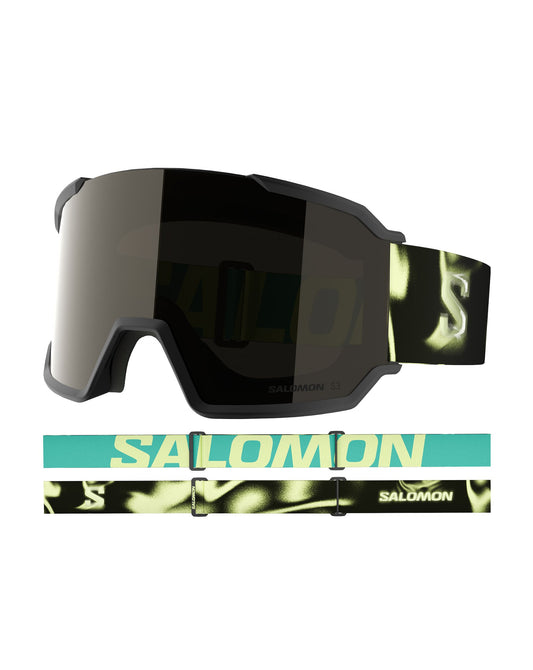 Salomon S/View 3 Ski Goggles - Black Yellow/Black
