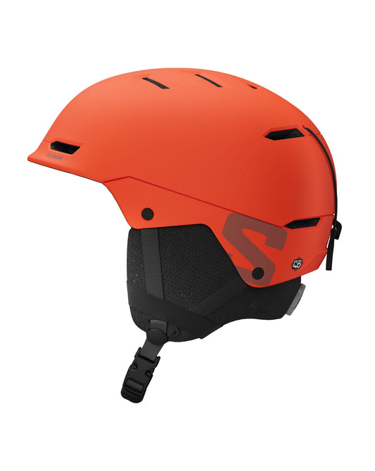 Salomon Husk Junior Ski Helmet - Cherry Tomato