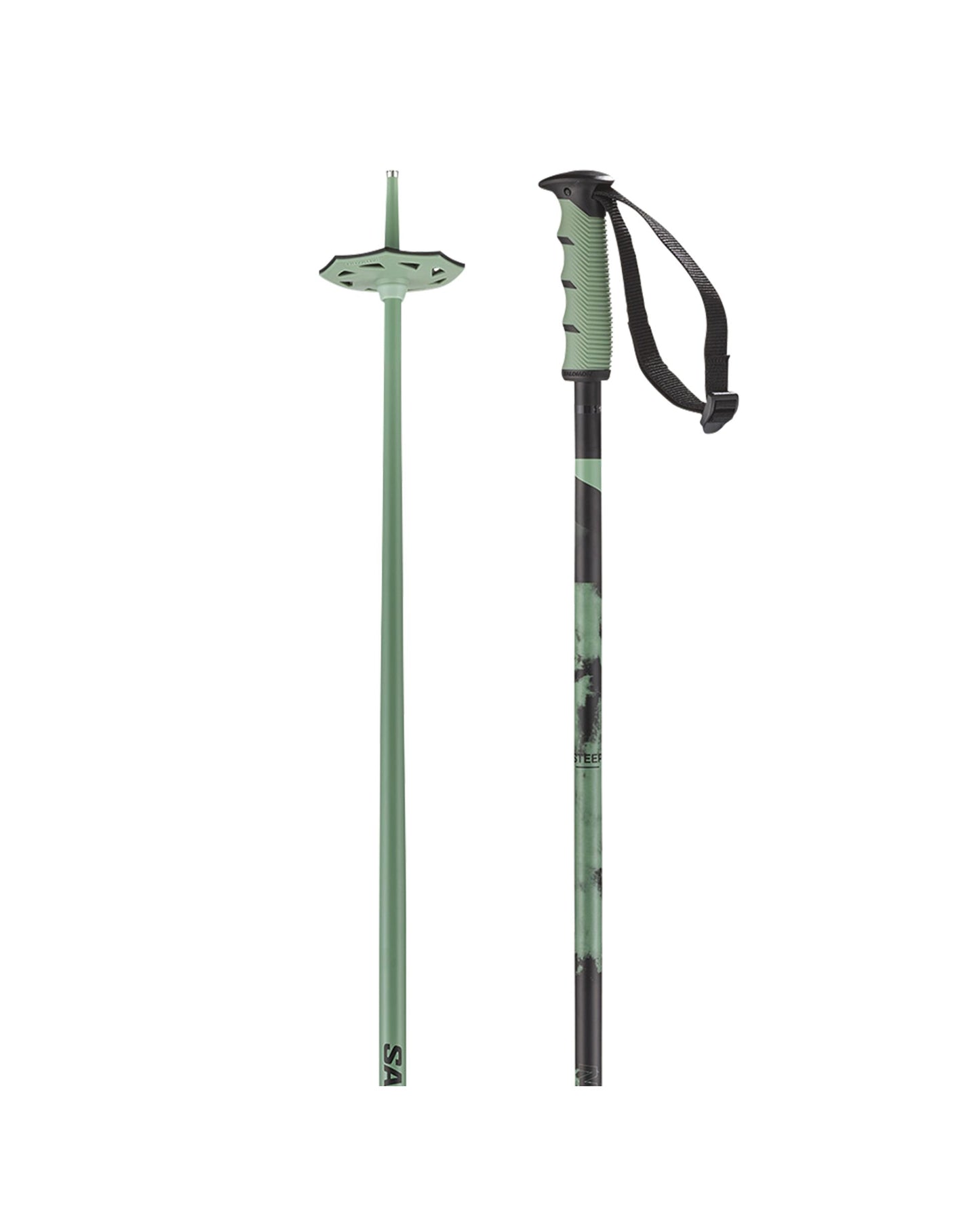 Salomon Steep Ski Pole - Iceberg Green/Black