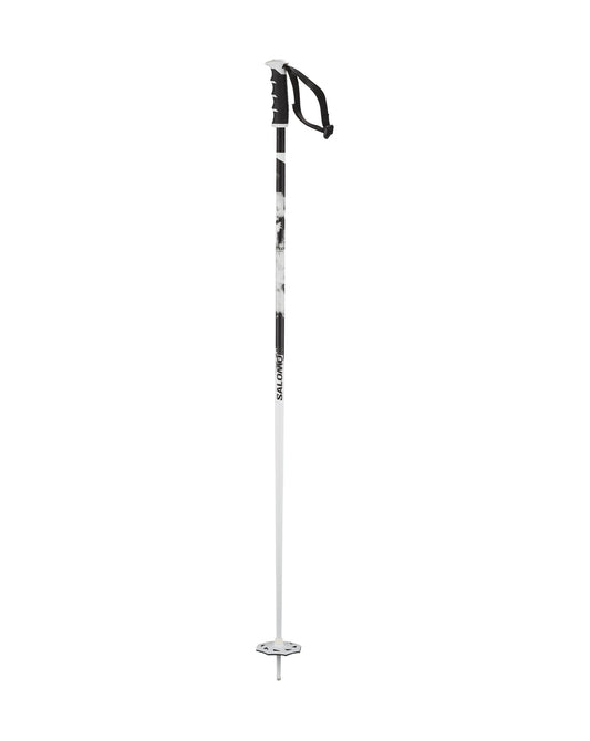 Salomon Steep Ski Pole - White/Black