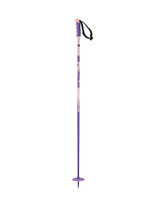 Salomon Steep Ski Pole - Purple/Pink