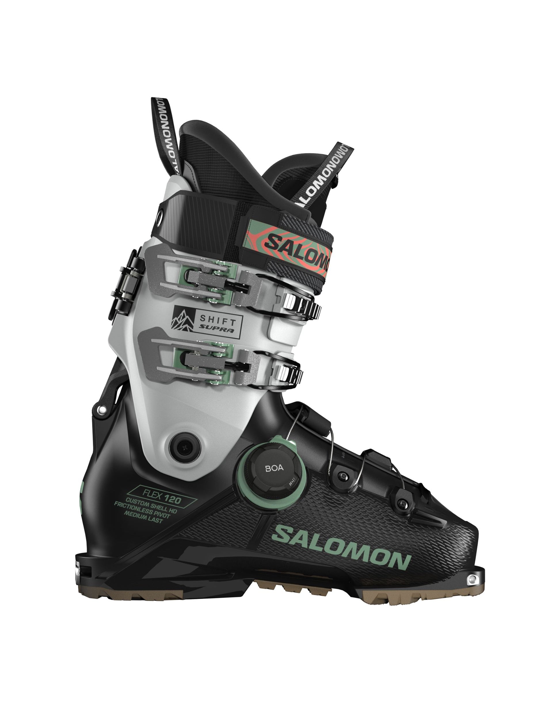salomon grey ski boots Salomon Shift Supra Boa 120 Men's Ski Boots