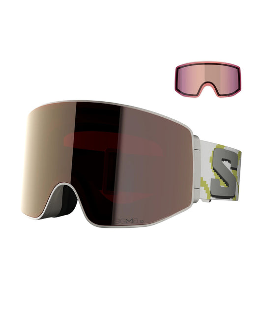 Salomon Sentry Prime Sigma Ski Goggles - Marshmallow/Gun Metal