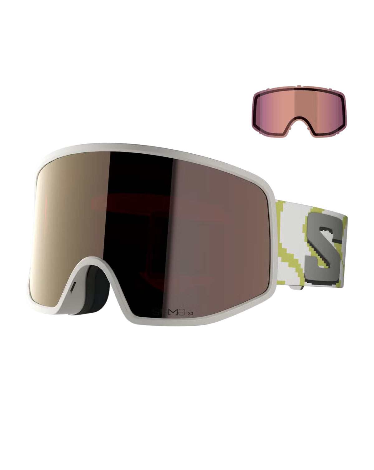 Salomon Sentry Pro Sigma Ski Goggles - Marshmallow/Gunmetal