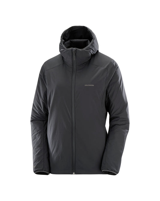 Salomon Women's Mountain Flex Jacket Hoodie - Deep Black