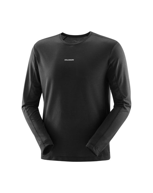 Salomon Men's SHAKEout Core Long Sleeve Tee - Deep Black