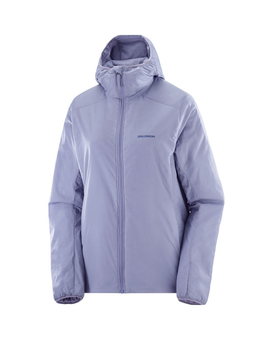Salomon Women's Mountain Flex Jacket Hoodie - Blue Granite