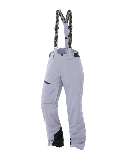 Salomon Women's Brilliant Ski Pant -Blue Granite