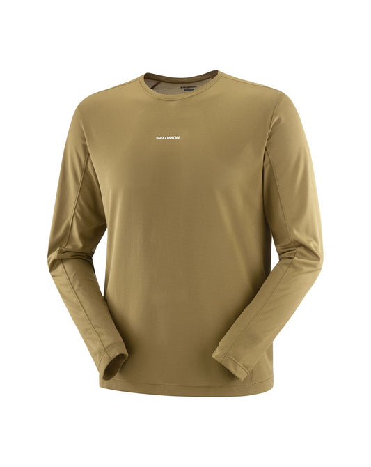 Salomon Men's SHAKEout Core Long Sleeve Tee - Brilliant Olive