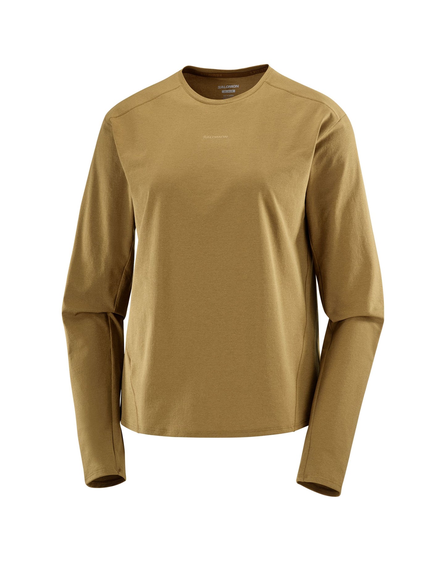 Salomon Women's Trackline Long Sleeve Tee - Brilliant Olive