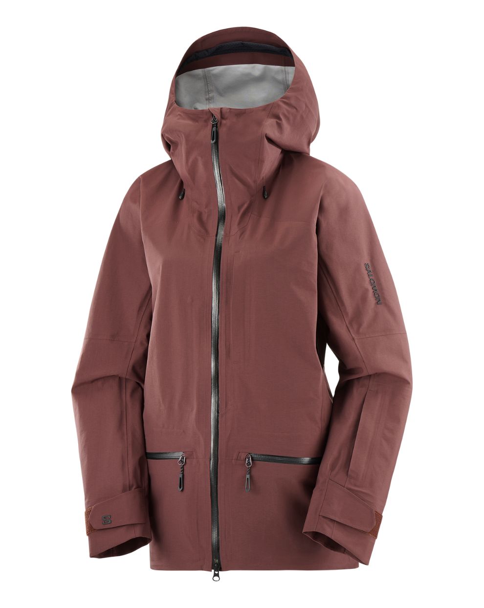 Salomon Women's Absolute 3L Ski Jacket - Rum Raisin