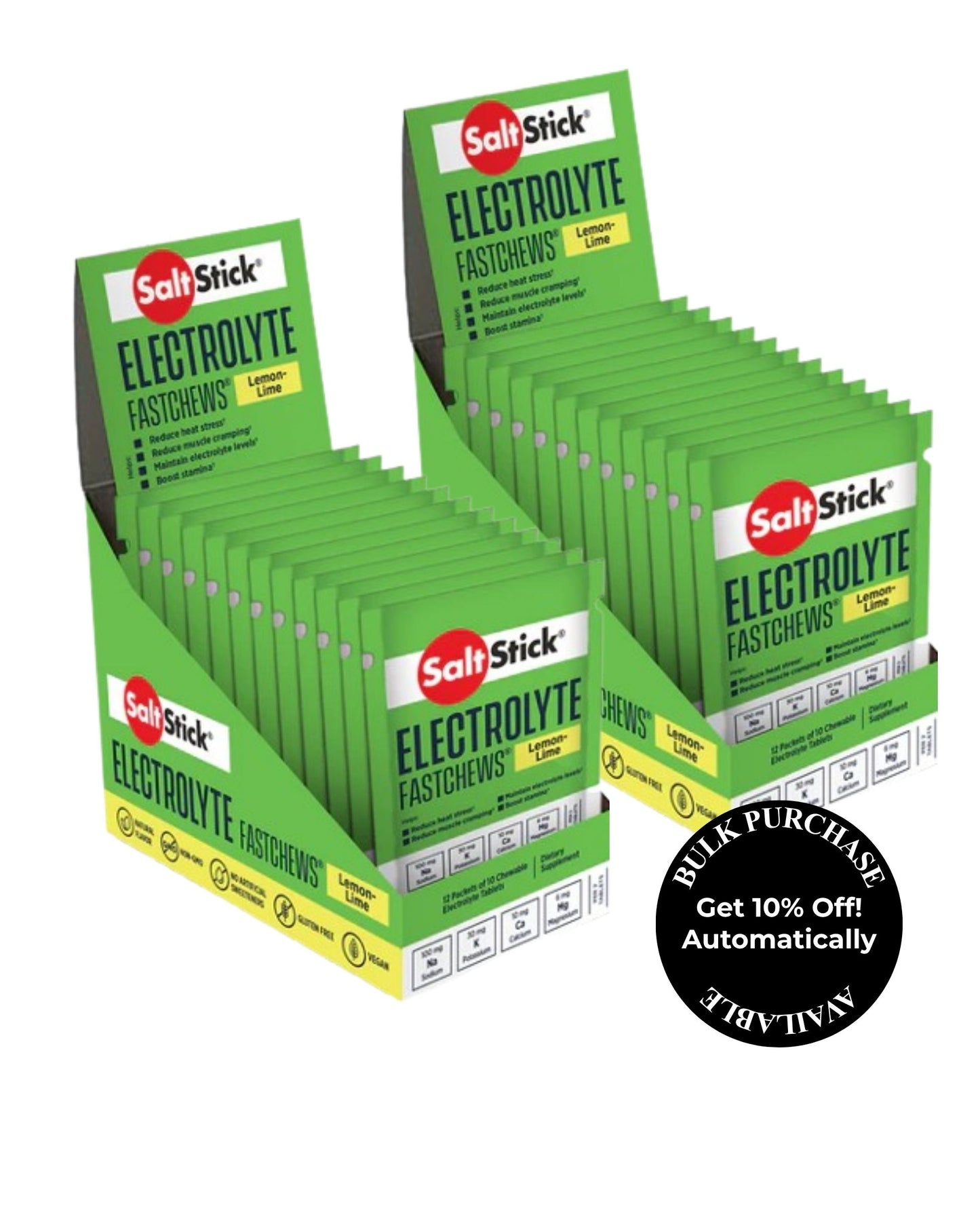 SaltStick FastChews Lemon Lime - 10ct