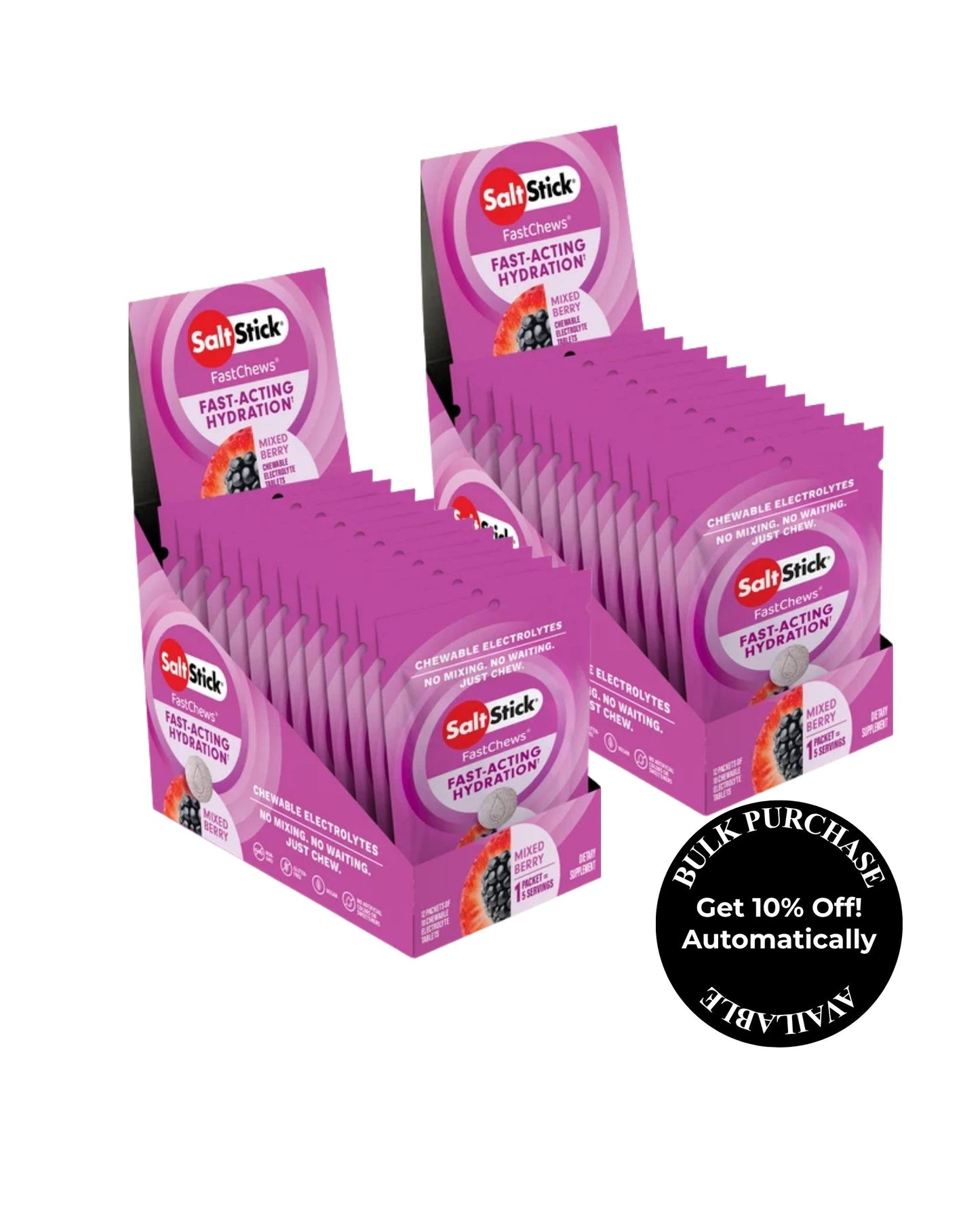 SaltStick FastChews Mixed Berry - 10ct