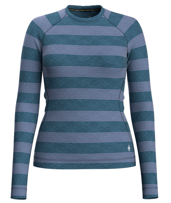 Smartwool Women's Classic Thermal Merino Base Layer Pattern Crew