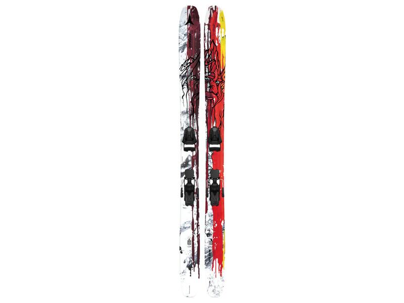 Atomic Men's Bent 110 Skis + STR 14 GW Bindings - Red