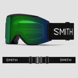 Smith Squad MAG Ski Goggles - Black/CPE Green Mirror