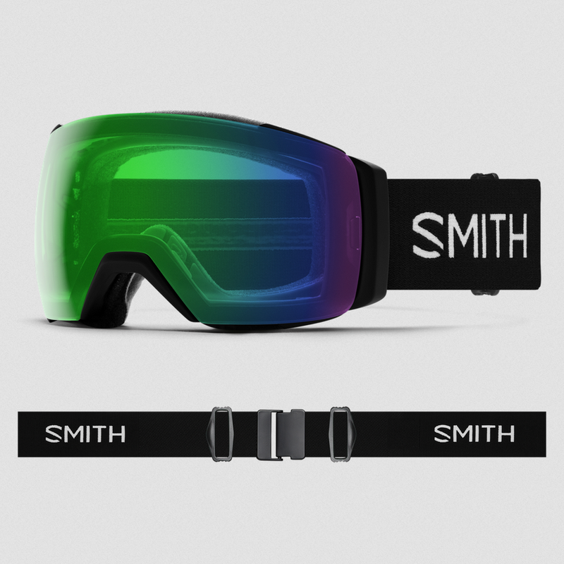 Smith I/O MAG XL Ski Goggles - Black/CPE Green Mirror