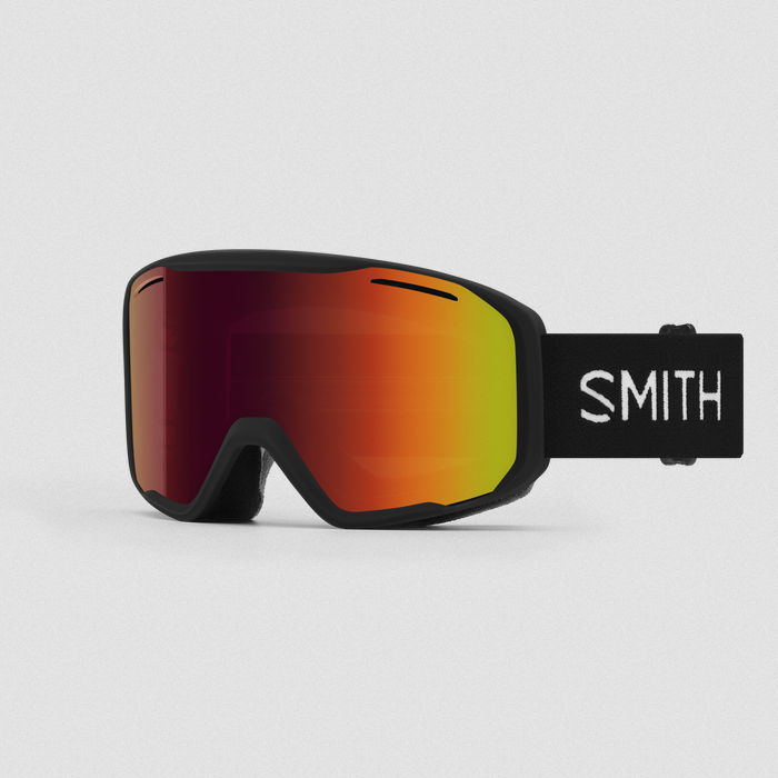 Smith Blazer Ski Goggles - Black + Red Sol-X Mirror