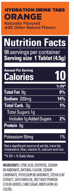 GU hydration Brew Tabs - Orange