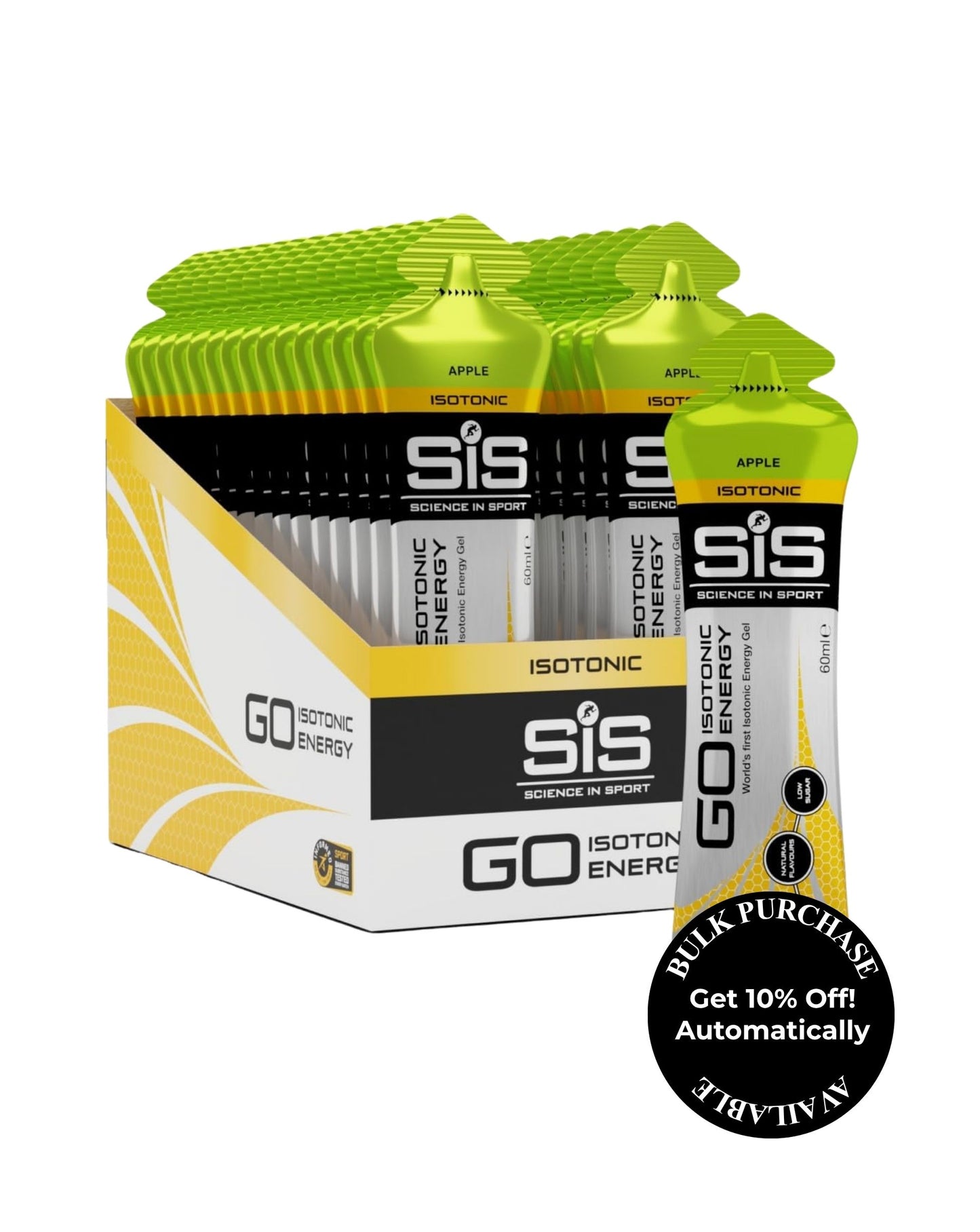SIS GO Isotonic Energy Gel 60ml - Apple
