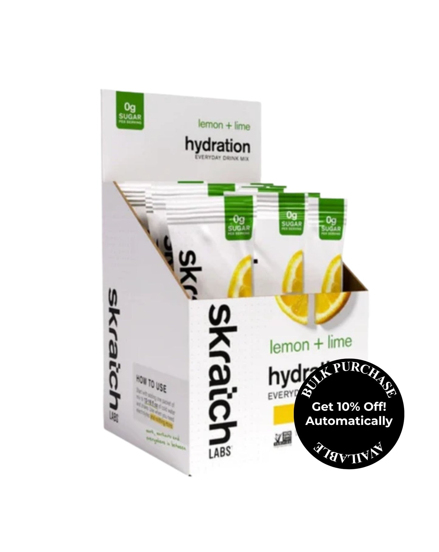 Skratch Labs Hydration Everyday Drink Mix - Lemon & Lime (Single & Bulk Purchase Available)