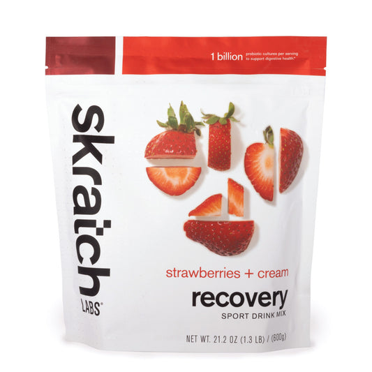 Skratch Labs Recovery Sport Drink Mix 600 g - Strawberries & Cream