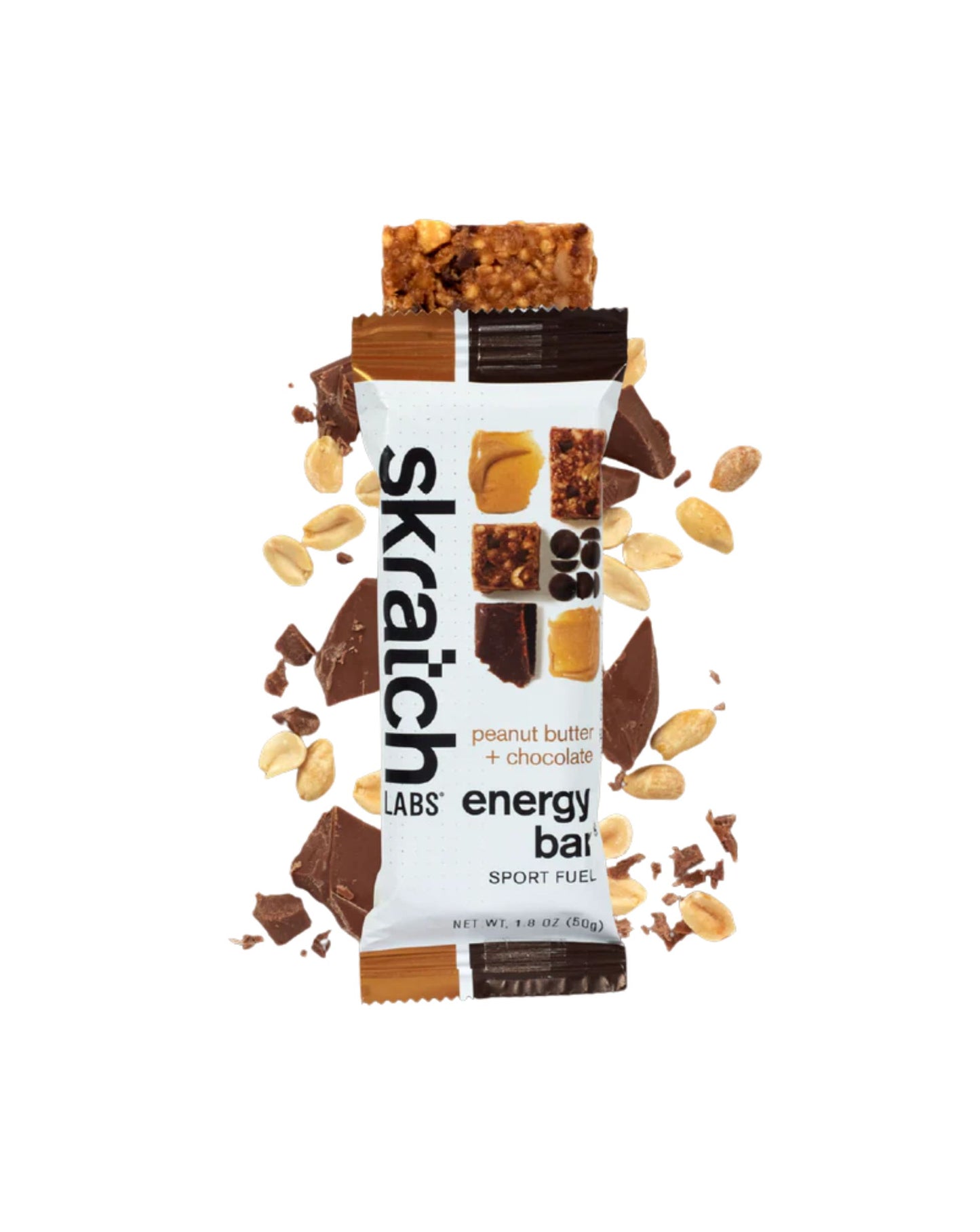 Skratch Labs Energy Bar - Peanut Butter & Chocolate (50 g)