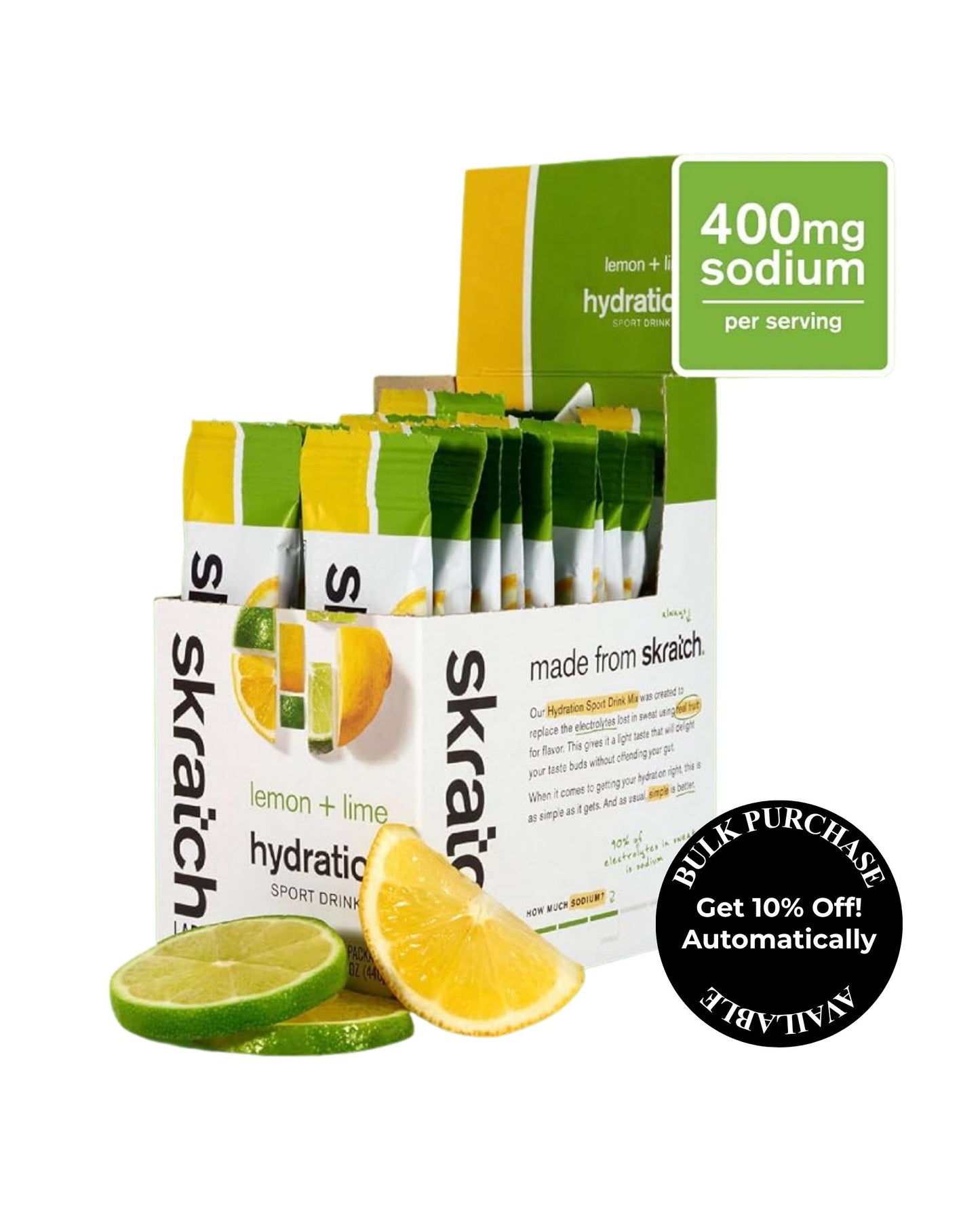 Skratch Labs Hydration Sport Drink Mix - Lemon + Lime 22g