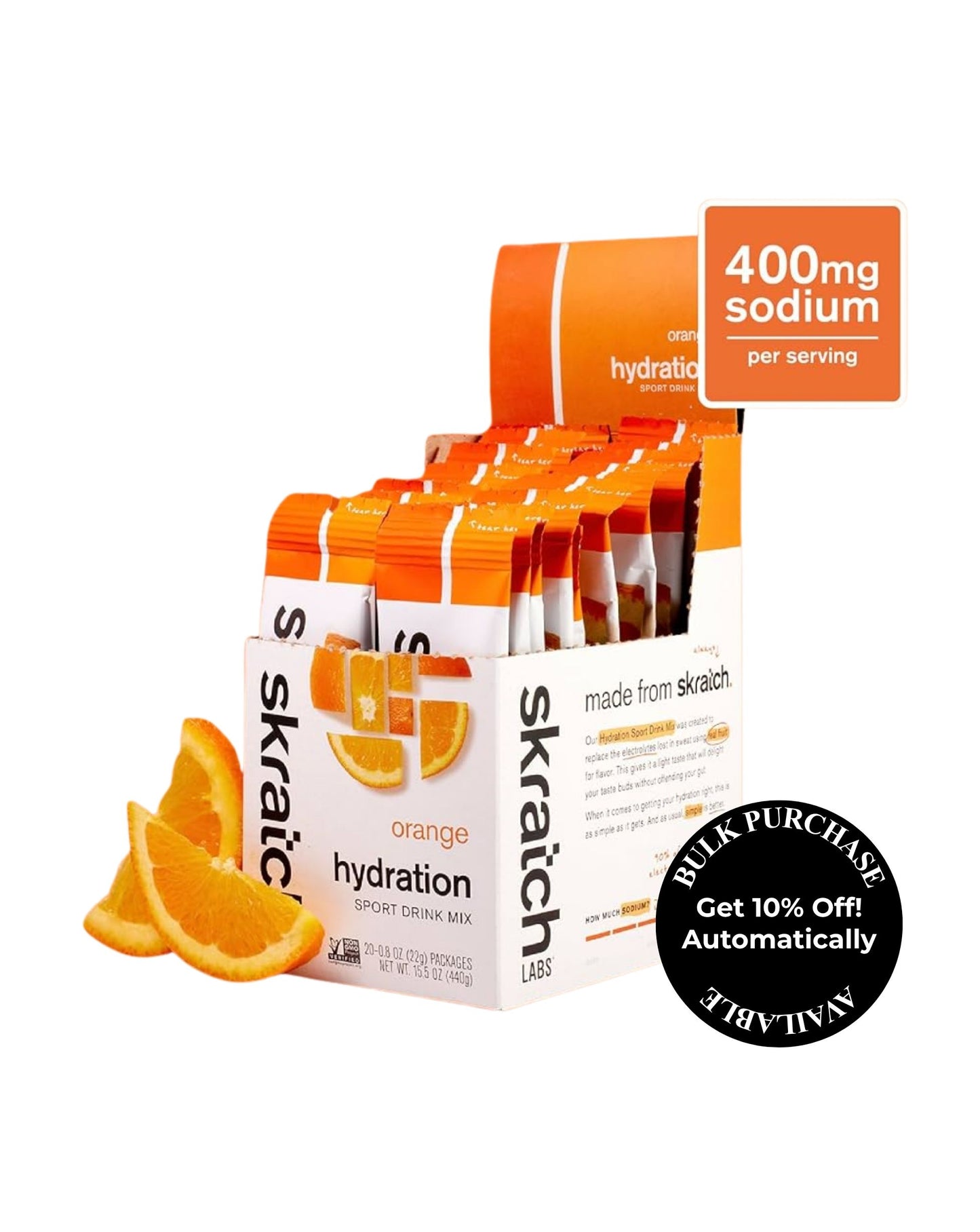 Skratch Labs Hydration Sport Drink Mix - Orange 22g