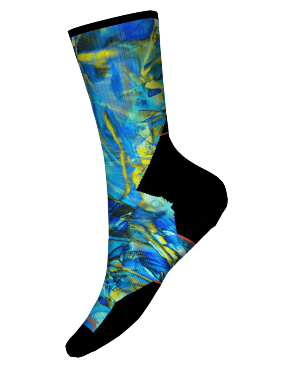 Smartwool Trail Run Reflections Print Crew Socks