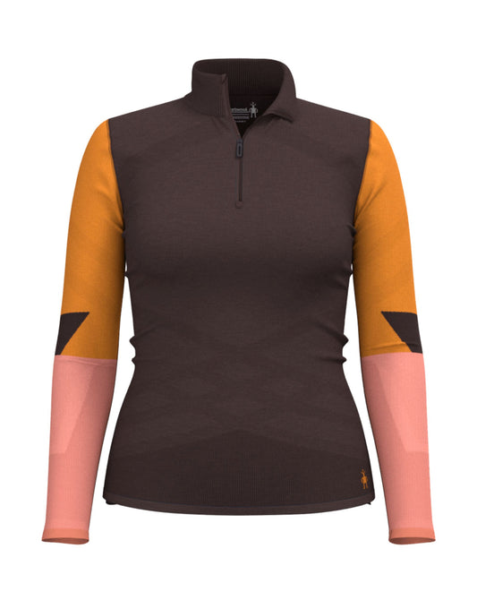 Smartwool Women's Intraknit Thermal Merino Base Layer Colourblock Crew
