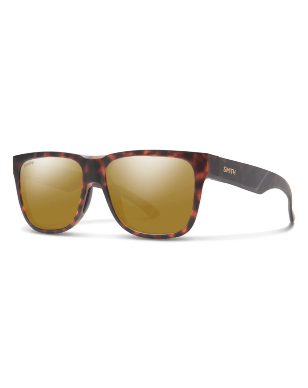 Smith Lowdown 2 Sunglasses - Matte Tortoise + ChromaPop Polarized Bronze Mirror