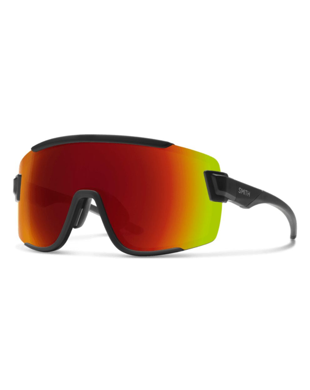 Smith Wildcat Sunglasses - Matte Black + ChromaPop Red Mirror Lens