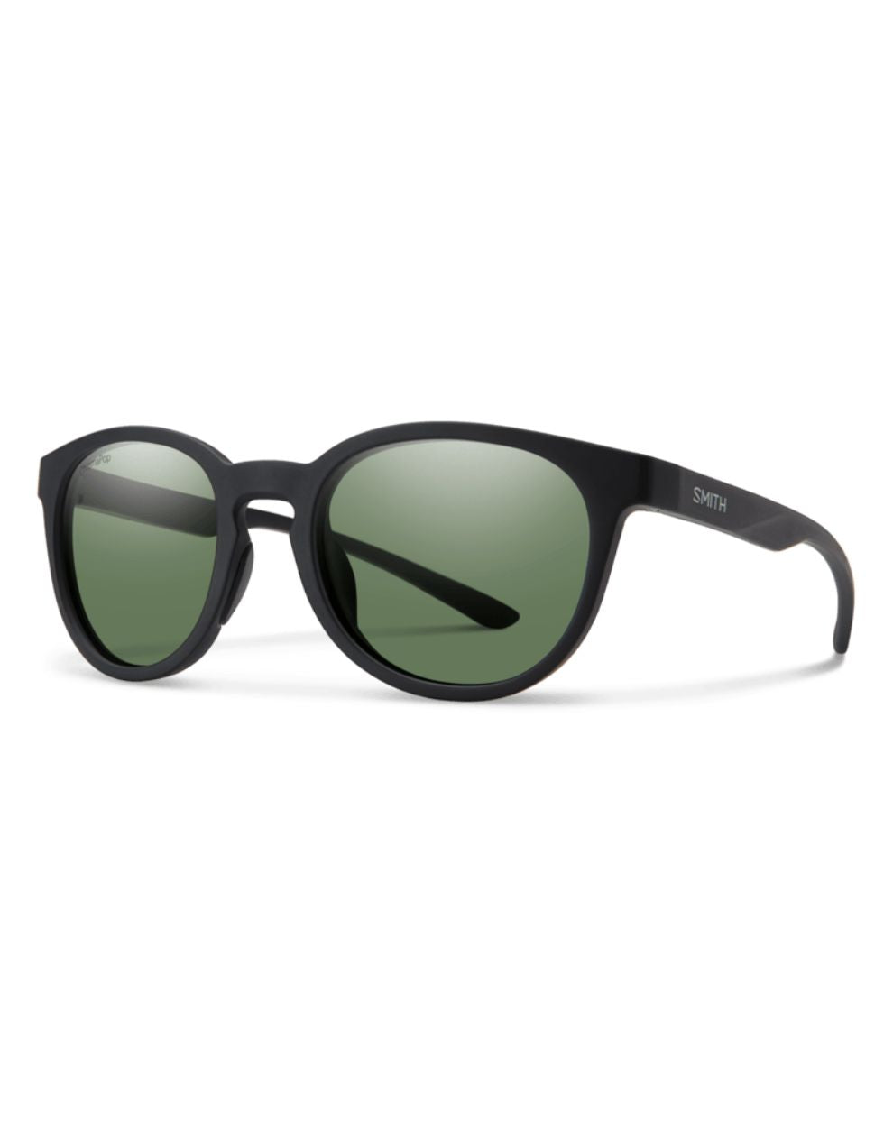 Smith Eastbank Sunglasses - Matte Black + ChromaPop Polarized Gray Green