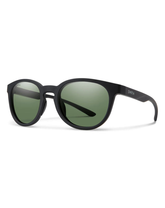 Smith Eastbank Sunglasses - Matte Black + ChromaPop Polarized Gray Green