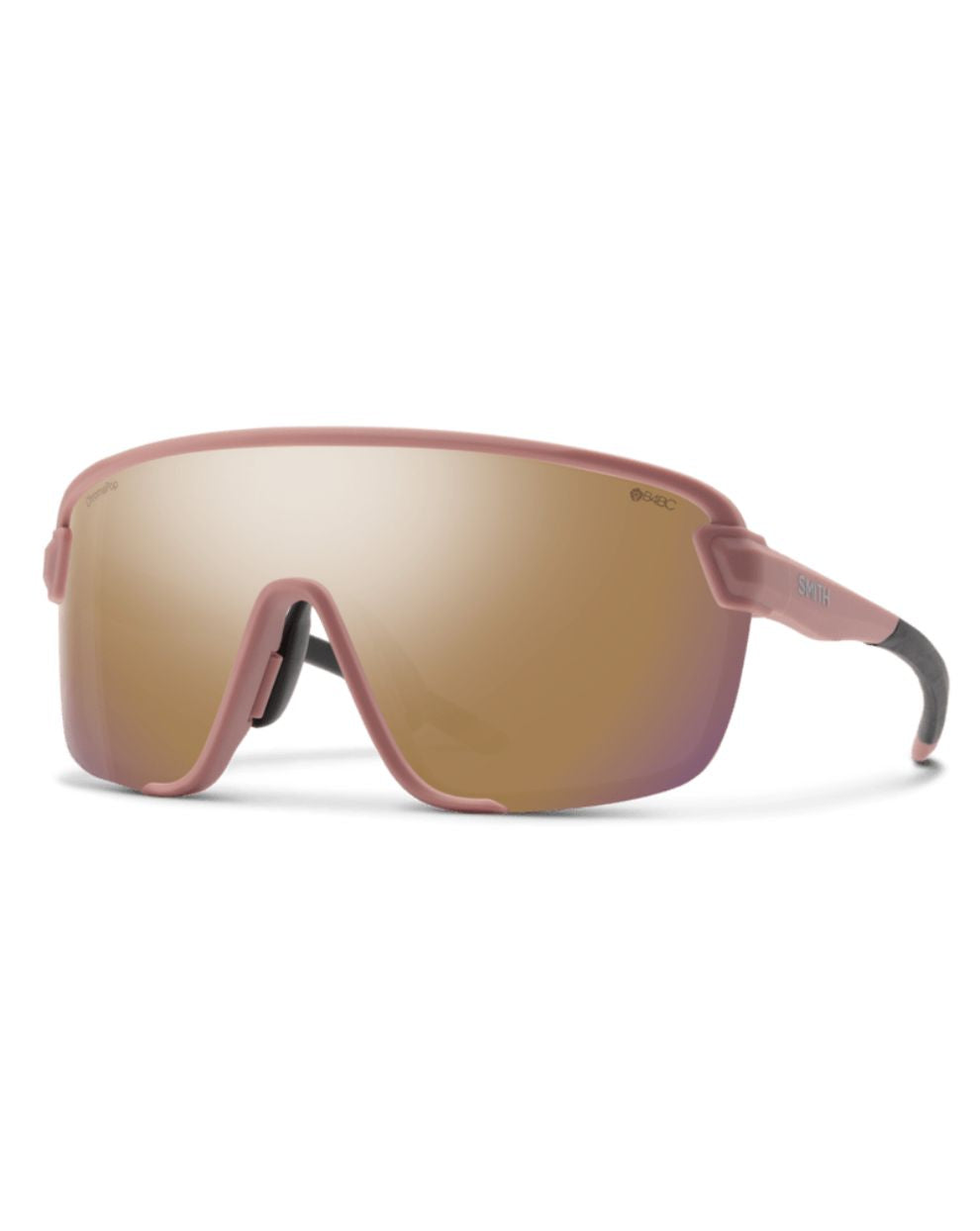 Smith x B4BC Bobcat Sunglasses - B4BC Chalk Rose + ChromaPop Rose Gold Mirror Lens