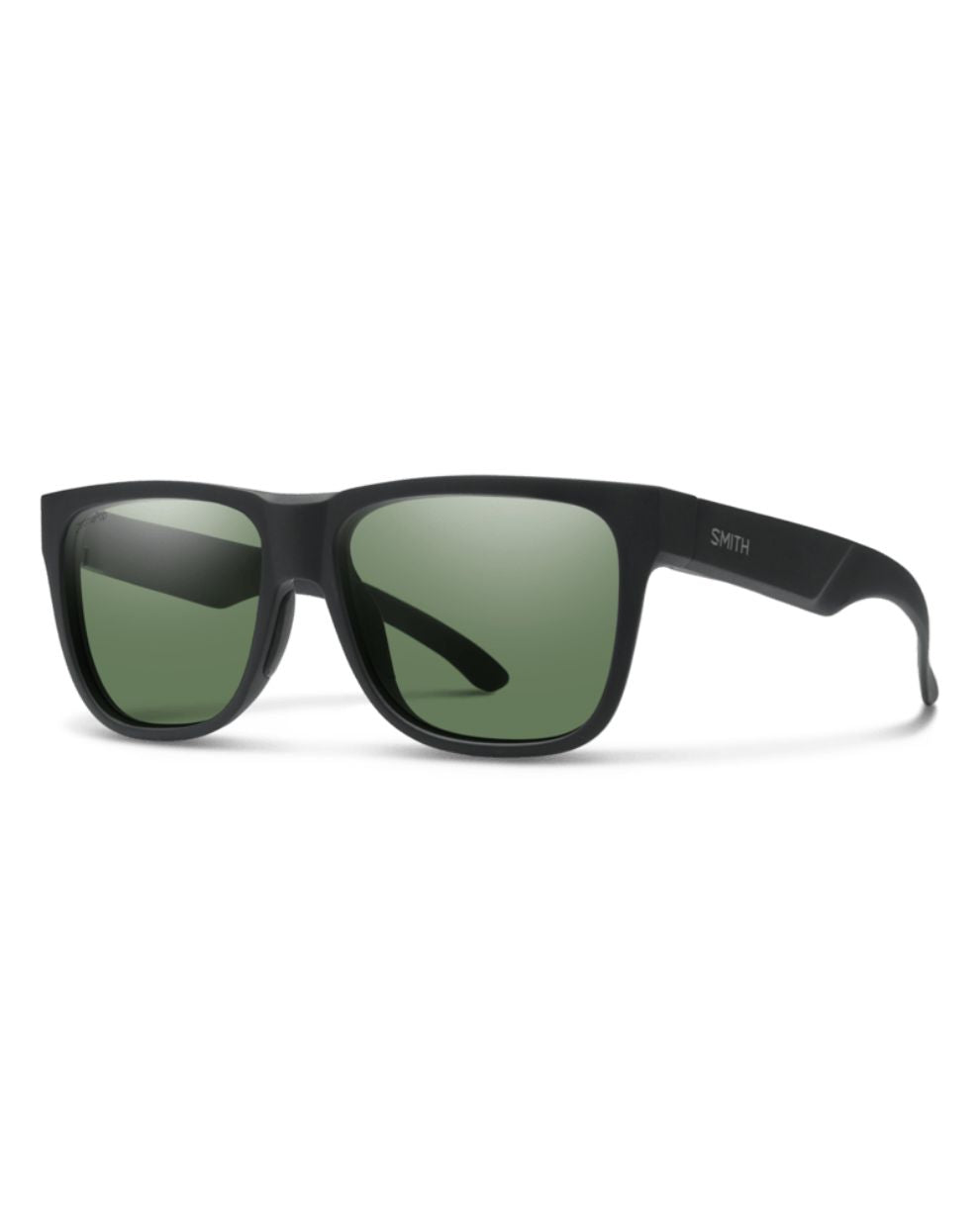 Smith Lowdown 2 Sunglasses - Matte Black + ChromaPop Polarized Gray Green Lens