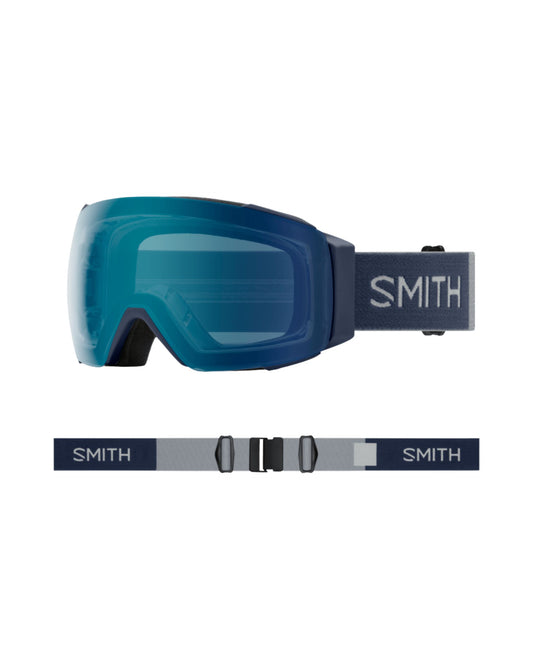 Smith IO Mag Ski Goggles - Royal Navy + ChromaPop Everyday Blue Mirror Lens